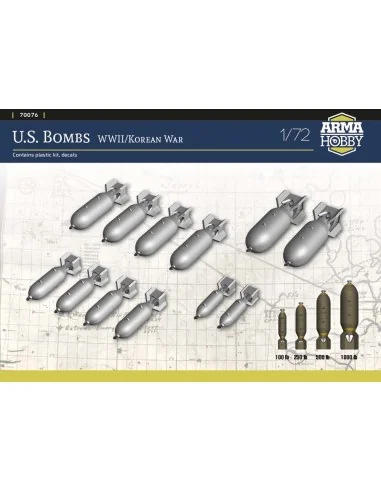 US Bombs WW2, 1/72 - Arma Hobby 70076