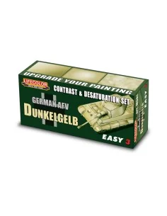 Germ.AFV Dunkelgelb Contr.&Desaturat.Set - Lifecolor MS01