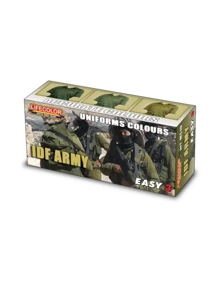 Uniforms colours IDF Army - Lifecolor MS10
