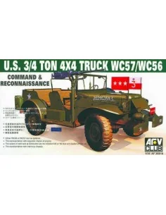 WC-57 4X4 DODGE COMMAND CAR, 1/35 - AFV-Club AF35S16