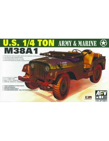 M38A1 JEEP 4X4 UTILITY, 1/35 - AFV-Club AF35S17