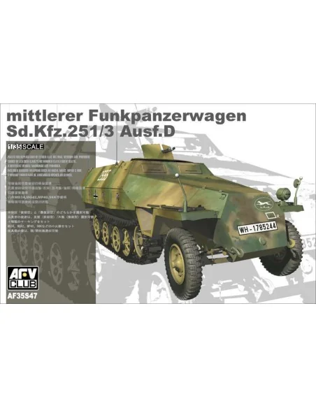 Sd.Kfz. 251/3 Ausf.D mittlerer Funkpanzerwagen, 1/35 - AFV-Club AF3...