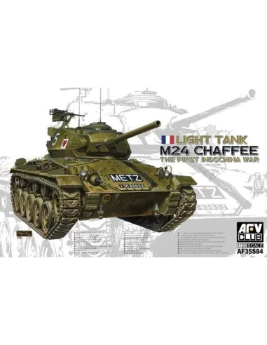 M24 Chaffee Light Tank the First Indochi, 1/35 - AFV-Club AF35S84