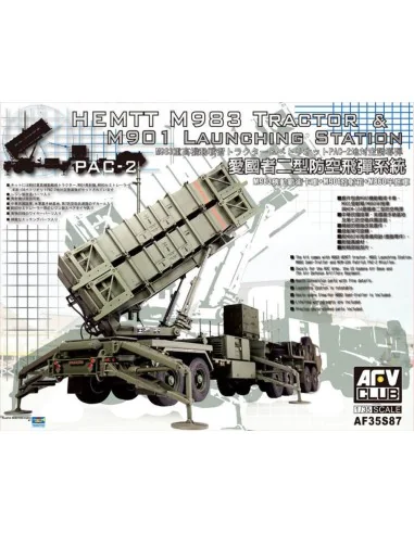 HEMIT M983 Tractor w/Patriot PAC-2 the plastic parts of injection f...