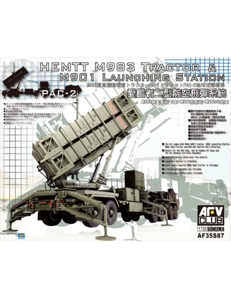 HEMIT M983 Tractor w/Patriot PAC-2 the plastic parts of injection f...