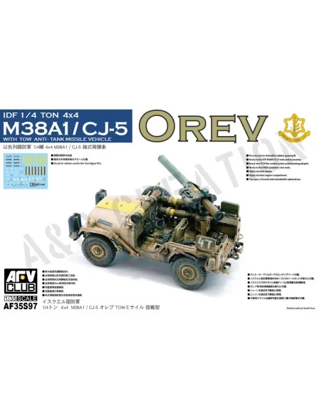 IDF 1/4 TON 4x4 M38A1/CJ05 An-ti Tank Missile Vehicle, 1/35 - AFV-C...