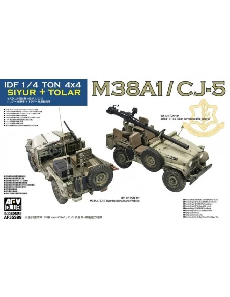 IDF 1/4 Ton 4x4 SIYUR and TOLAR M38A1/CJ-5, 1/35 - AFV-Club AF35S99