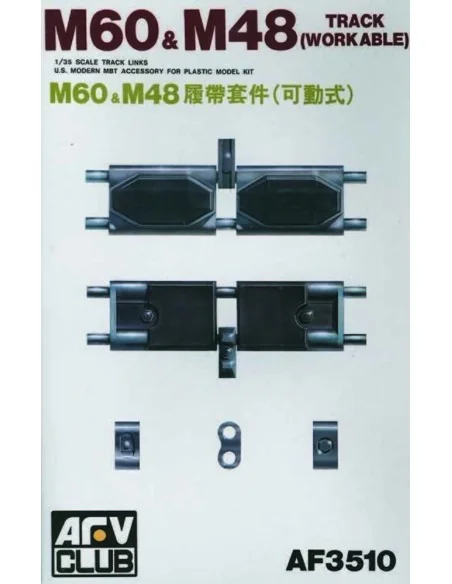 TRACKS T142 (M48/60), 1/35 - AFV-Club AF35010