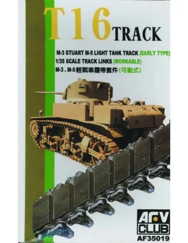 TRACKS M3/M5 RUBBER, 1/35 - AFV-Club AF35019