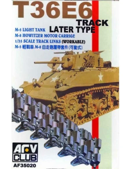 TRACKS M3/M5 METAL CLEAT, 1/35 - AFV-Club AF35020