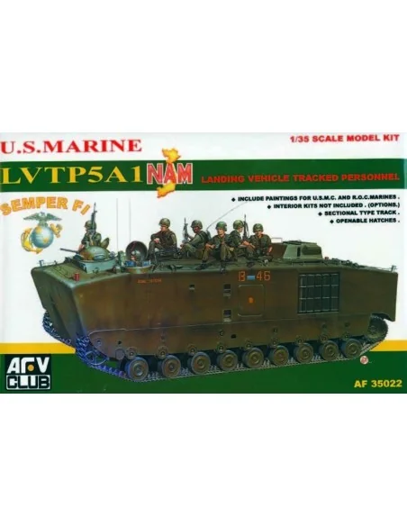 LVTP5 AMTRAC, 1/35 - AFV-Club AF35022