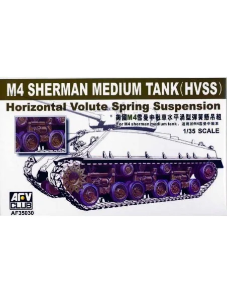 M4A3E8 HVSS SUSPENSION, 1/35 - AFV-Club AF35030
