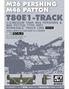 T-80E1 PERSHING TRACKS, 1/35 - AFV-Club AF35036