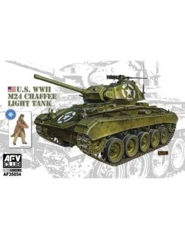 WWII M24 Chaffee Light Tank, 1/35 - AFV-Club AF35054