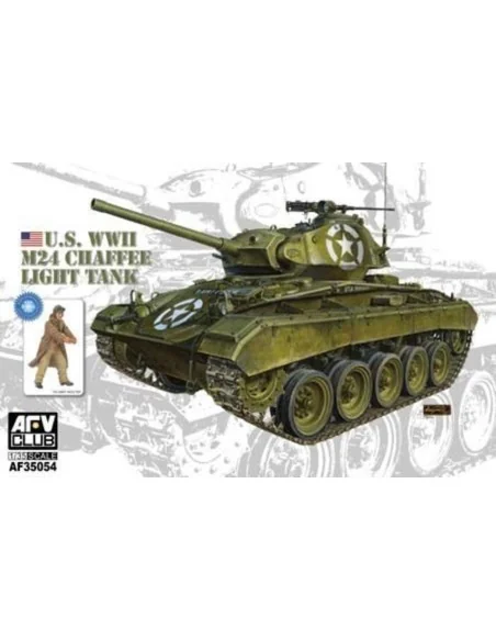 WWII M24 Chaffee Light Tank, 1/35 - AFV-Club AF35054