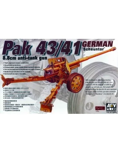8, 8 cm PAK 43/41 ANTITANK GUN, 1/35 - AFV-Club AF35059