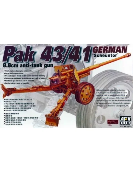 8, 8 cm PAK 43/41 ANTITANK GUN, 1/35 - AFV-Club AF35059