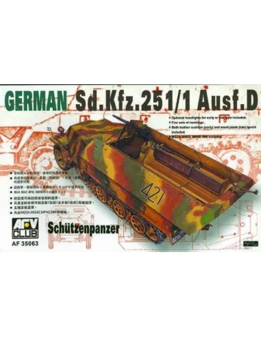 SDKFZ 251 D/1 HALF TRACK, 1/35 - AFV-Club AF35063