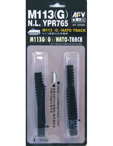 M113/YPR-765/AIFVNATO TRACKS, 1/35 - AFV-Club AF35066