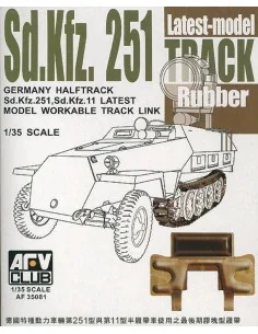 SdKfz 251latest type rubber, 1/35 - AFV-Club AF35081