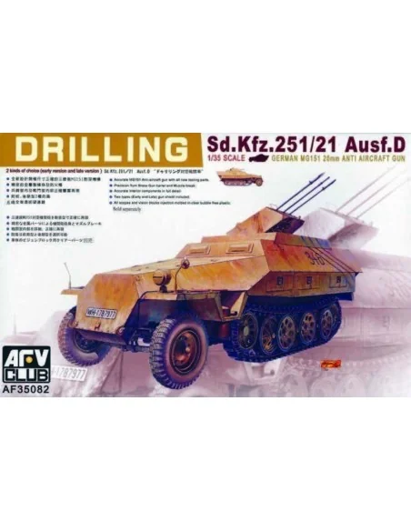SDKFZ 251/21 DRILLING, 1/35 - AFV-Club AF35082