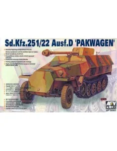 SDKFZ 251/22 AUSF D PAK40, 1/35 - AFV-Club AF35083