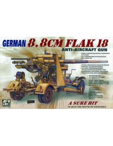 8, 8 cm FLAK 18, 1/35 - AFV-Club AF35088
