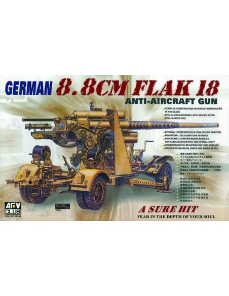 8, 8 cm FLAK 18, 1/35 - AFV-Club AF35088
