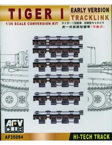 TRACKS TIGER I EARLY (ARTICULATED), 1/35 - AFV-Club AF35094