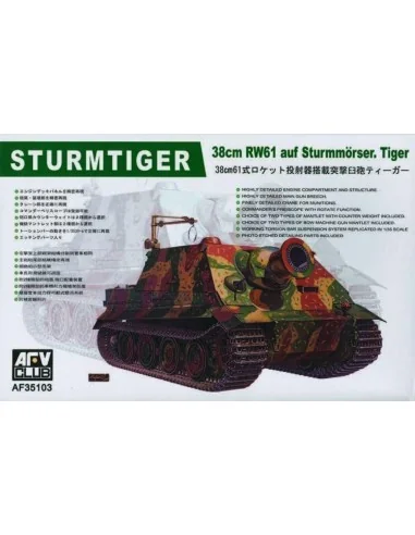 Sturmtiger 38cm RW61, 1/35 - AFV-Club AF35103