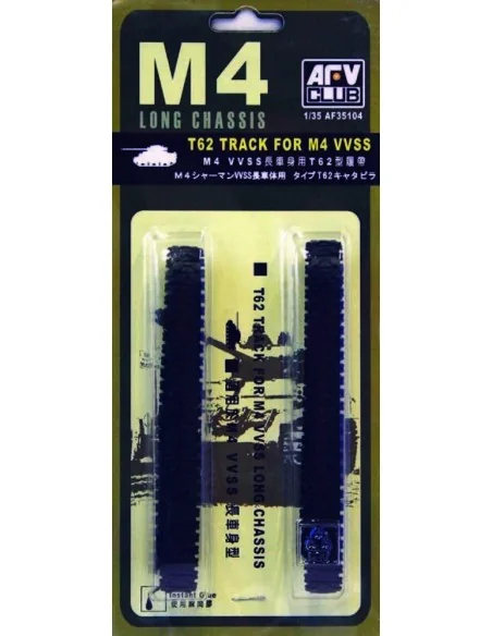T-62 TRACKS (M4A4), 1/35 - AFV-Club AF35104