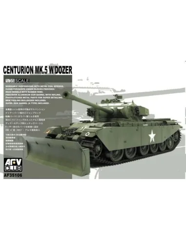 CENTURION MK 5 W/DOZER, 1/35 - AFV-Club AF35106