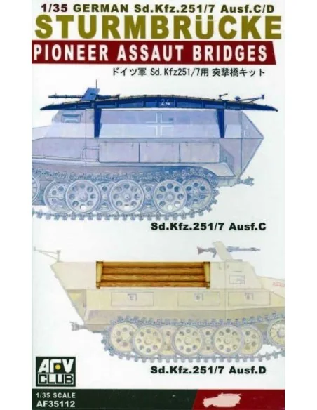 PIONEER ASSAUT BRIDGES, 1/35 - AFV-Club AF35112
