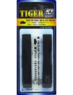 TIGER I TRACKS (SOFT RUBBER), 1/35 - AFV-Club AF35114