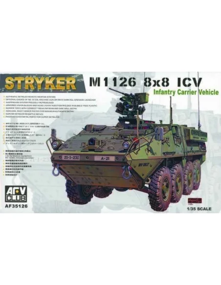 M1126 8x8 ICV Stryker, 1/35 - AFV-Club AF35126