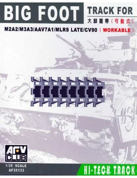BIG FOOT TRACKS (BRADLEY/AAV7/MLRS), 1/35 - AFV-Club AF35133