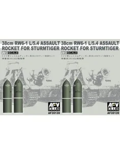 38cm RW61 rocket set for Sturmtiger, 1/35 - AFV-Club AF35139