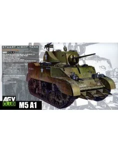 US M5A1 Late type w/Hedgerow cutter, 1/35 - AFV-Club AF35161