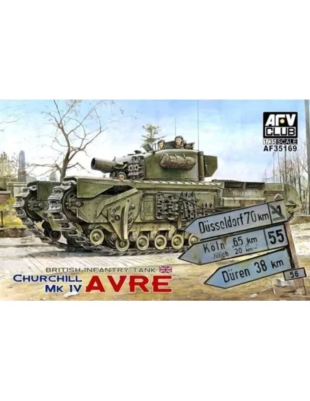 Churchill MK IV AVRE (w/vinyl & work.tr., 1/35 - AFV-Club AF35169