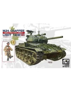 M24 Chaffee tank WW 2 British Army versi, 1/35 - AFV-Club AF35210