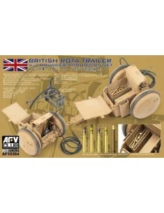 WW2 British Rota trailer W/2 Pounder Amm, 1/35 - AFV-Club AF35264