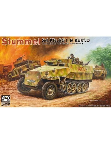 Stummel Sd.Kfz.251/9 Ausf.D 7, 5cm KwK37, 1/35 - AFV-Club AF35278