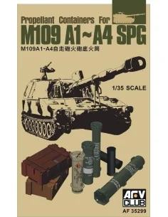 Propellant Containers for M109 A1-A4 SPG, 1/35 - AFV-Club AF35299