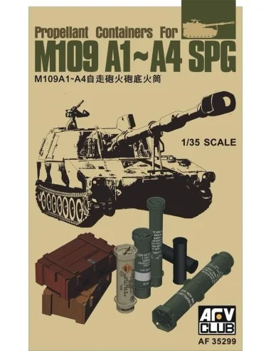 Propellant Containers for M109 A1-A4 SPG, 1/35 - AFV-Club AF35299