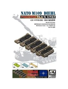 Workable tracks for M109 NATO Diehl, 1/35 - AFV-Club AF35307