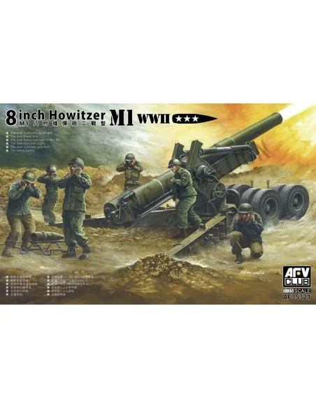 8 inch Howitzer M1 WWII, 1/35 - AFV-Club AF35321