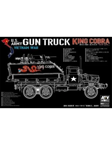 M113+M54A2 GUN TRUCK, 1/35 - AFV-Club AF35323