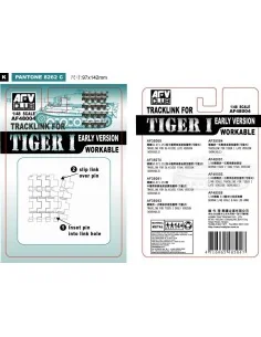 TRACK LINK TIGER I EARLY, 1/48 - AFV-Club AF48004