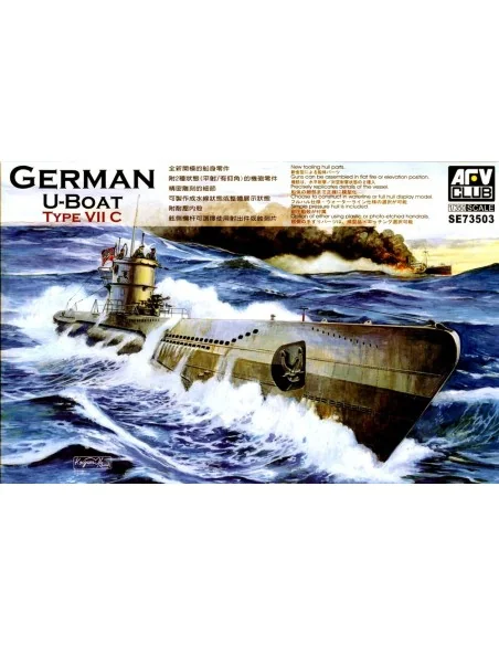 U-BOOT type VII C, 1/350 - AFV-Club SE73503
