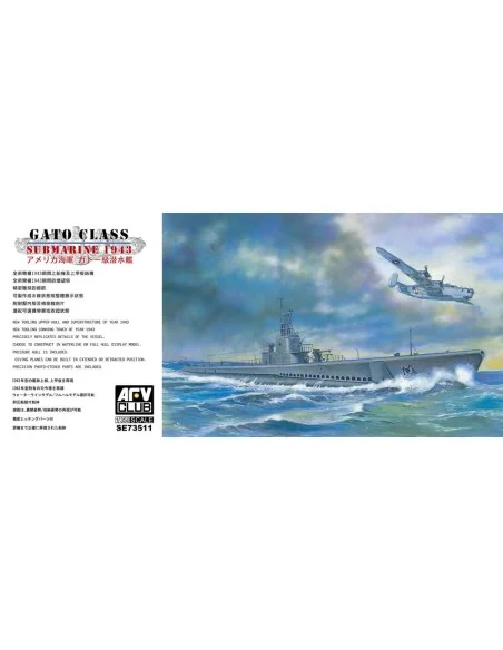 Gato 1943, 1/350 - AFV-Club SE73511